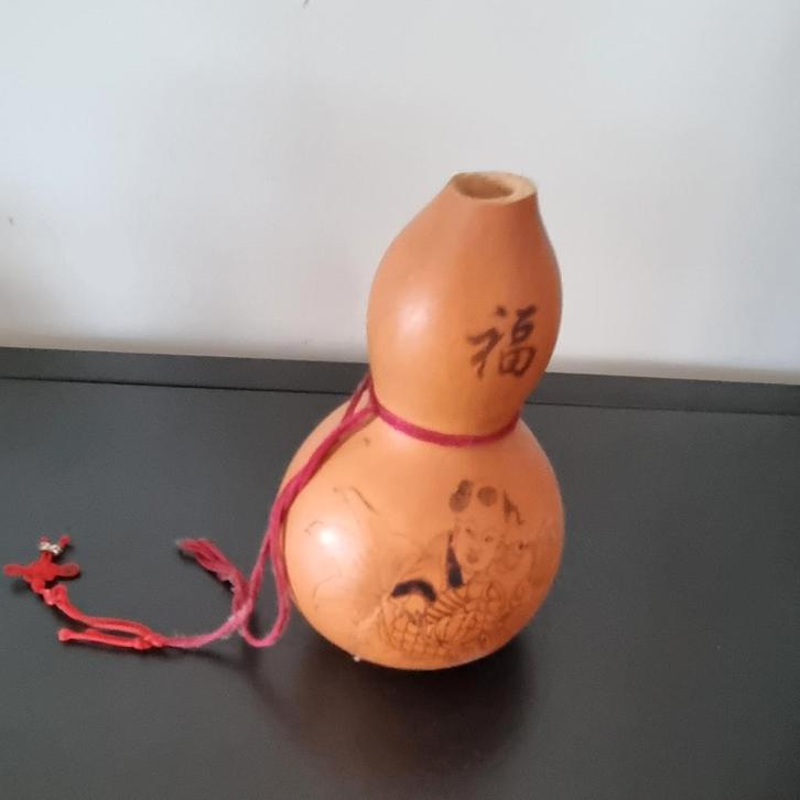 Gourde chinoise Wu Lou (ou Hulu), Antiquités & Art, Art | Art non-occidental, Envoi