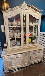 Meuble ancien patine blanc argenté, Enlèvement