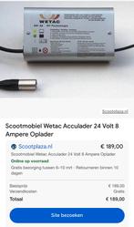 WETAC scootmobiel volautomatische acculader, Enlèvement ou Envoi, Comme neuf
