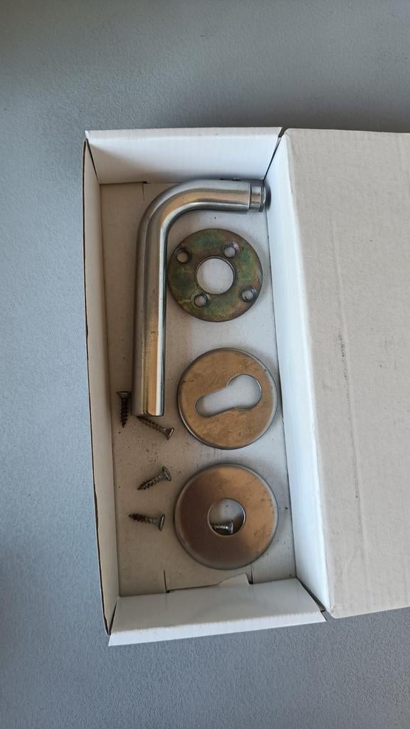 1 deurkruk inox, Ophalen, Inox