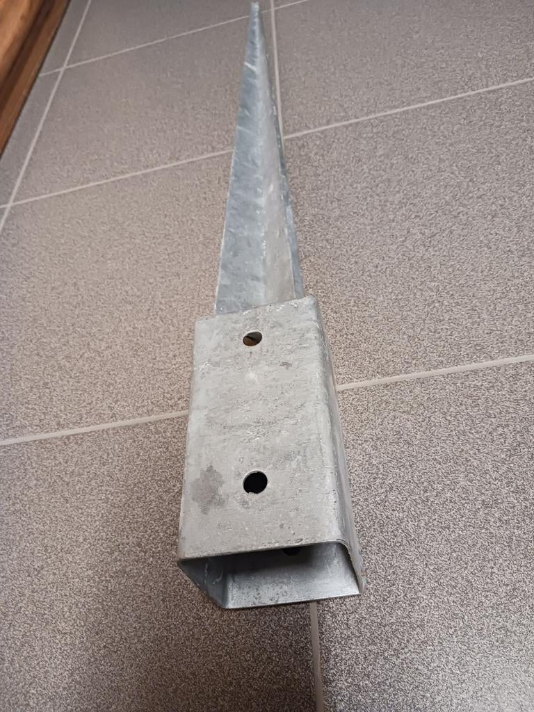 1 Nieuwe paalhouder te koop., Jardin & Terrasse, Poteaux, Poutres & Planches, Enlèvement