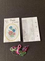 Patroon voor een kaartje + restjes DMC draad, Ophalen of Verzenden, Zo goed als nieuw, Handborduren, Patroon
