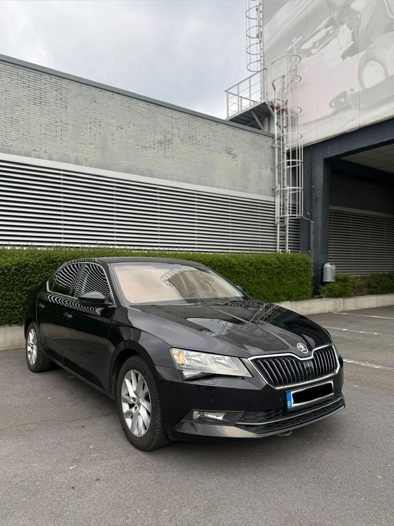 SKODA SUPERB 2.0 TSI DSG6 SPORTLINE, Auto's, Skoda, Automaat, Zwart, Leder, Particulier