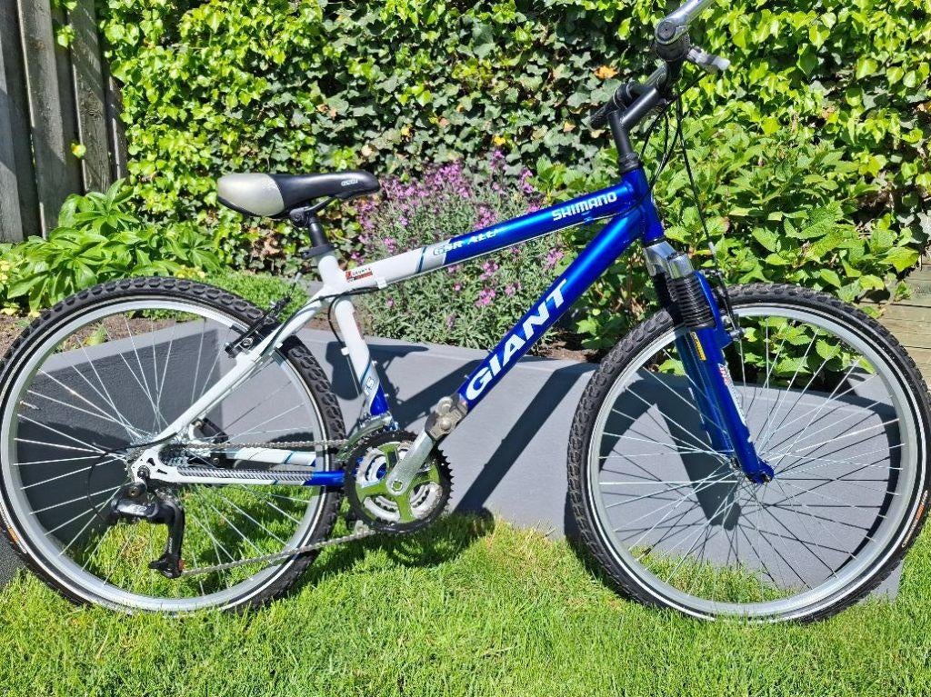 Als nieuw: GIANT GRS mountainbike / Framemaat S, Ophalen, Gebruikt, Hardtail, Velgrem