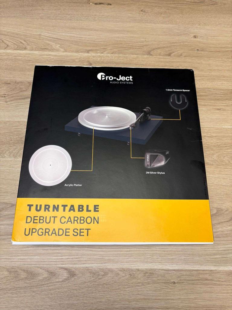 Pro-Ject Debut Upgrade Set – Zwart, TV, Hi-fi & Vidéo, Tourne-disques