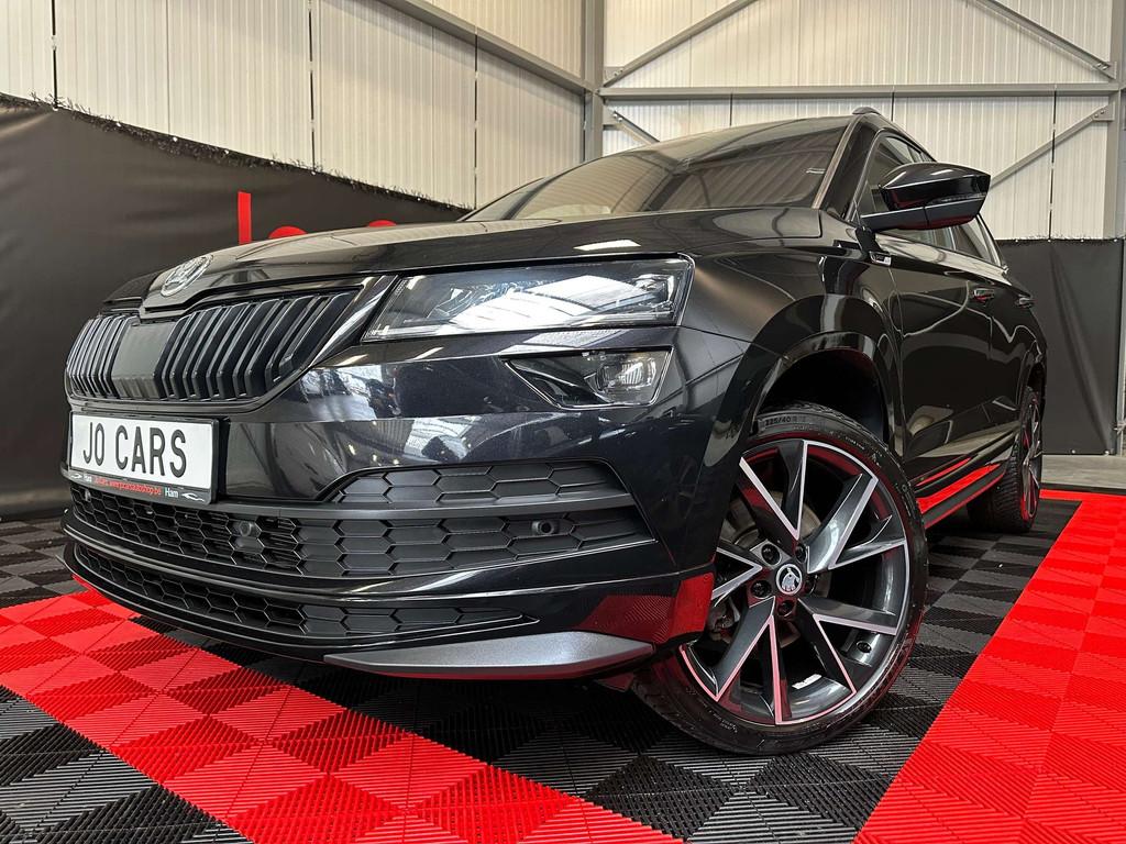 Skoda Karoq 1.5 TSI/Sportline/DSG/Led/Cc/Zv/Camera/S Seats/, Auto's, Automaat, 4 cilinders, Zwart, Karoq