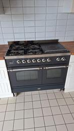 4-pits gasfornuis met 2 ovens en 1 kookplaat, Ophalen, Zo goed als nieuw, Gas, Vrijstaand