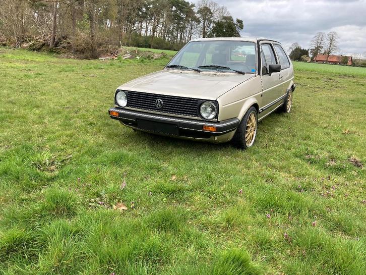 Golf 2 vr6 1986 polar zilver, Auto's, Volkswagen, Particulier, Golf, Boordcomputer, Radio, Benzine, Coupé, 3 deurs, Handgeschakeld