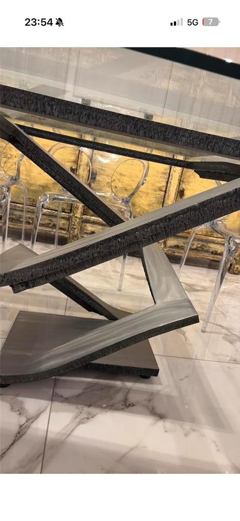 Table de salle à manger Roche bobois Fleur de Fer Collection, Enlèvement