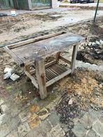 Antieke houten werkbank, Doe-het-zelf en Bouw, Ophalen, Gebruikt