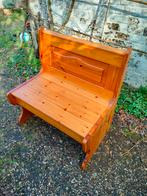 Houten bankje met lade, Enlèvement, Utilisé, Bois