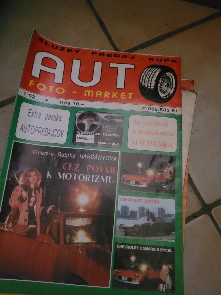 Revue Auto Foto-Market 1992 - Chevrolet Camaro - Rare, Enlèvement, Utilisé, Chevrolet