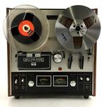 Akai GX-210D + 10 tapes + metal reels  werkend!, Audio, Tv en Foto, Platenspelers, Ophalen, Gebruikt, Akai