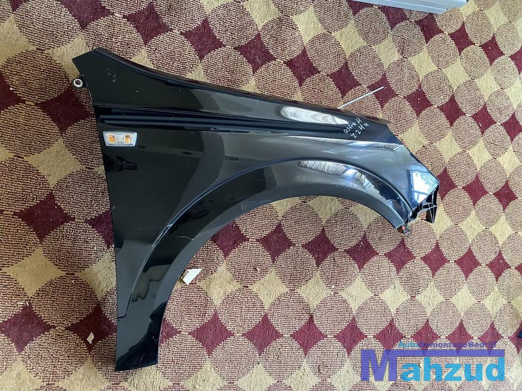 Opel Astra H rechter voor scherm zijscherm zwart Z4HU Z20R, Gebruikt, Voor, Opel Automobile GmbH, Kontakt@opel-infoservice.de