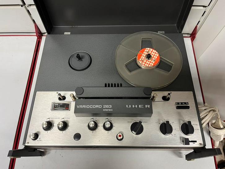 Magnétophone à bandes Vintage UHER Variocord 263 Stereo, TV, Hi-fi & Vidéo, Enregistreurs audio, Magnétophone, Enlèvement