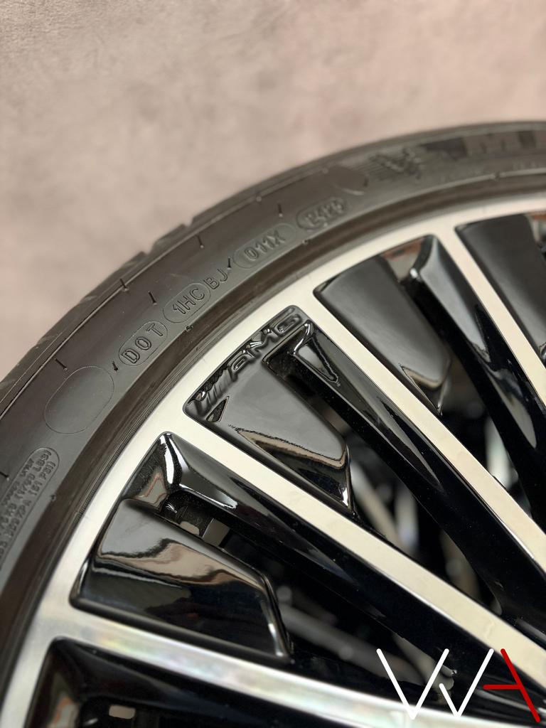 20'' Mercedes-Benz E-Klasse AMG velgen W214 S214 Michelin, Gebruikt, -, -, Banden en Velgen