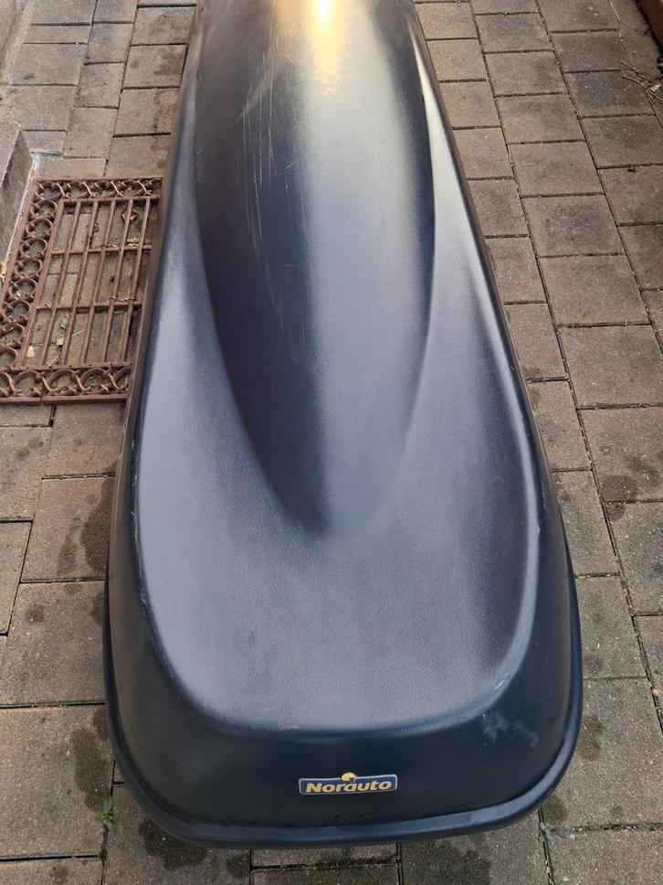 ️️ Coffre de toit Norauto Alaska 485 bleu 225 x70 x40cm, Auto diversen, Dakkoffers, Ophalen