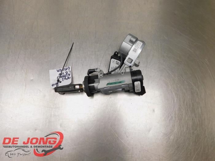 Serrure de contact + clé d'un Opel Astra, Autos : Pièces & Accessoires, -, Opel, 3 mois de garantie, Utilisé
