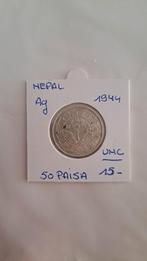 Nepal 50 paisa 1944 AG  UNC !!, Ophalen of Verzenden
