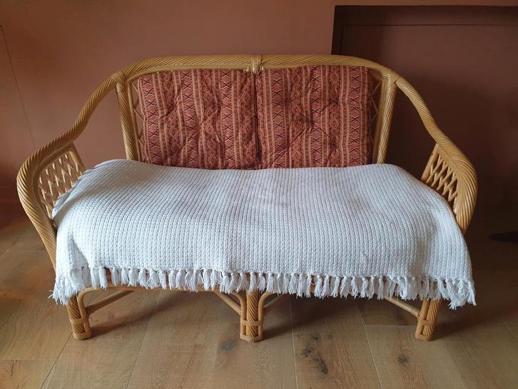 Rotan zetel, Maison & Meubles, Canapés | Sofas & Chaises Longues, Enlèvement