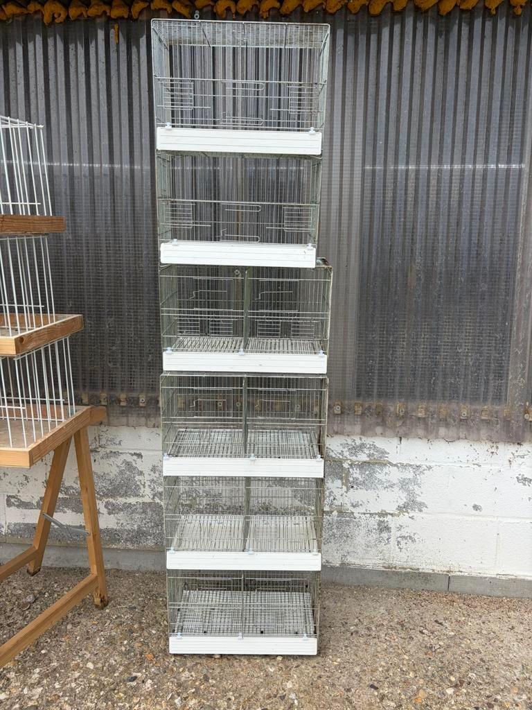 Vogelkooien - kwartel kooien, Ophalen, Zo goed als nieuw