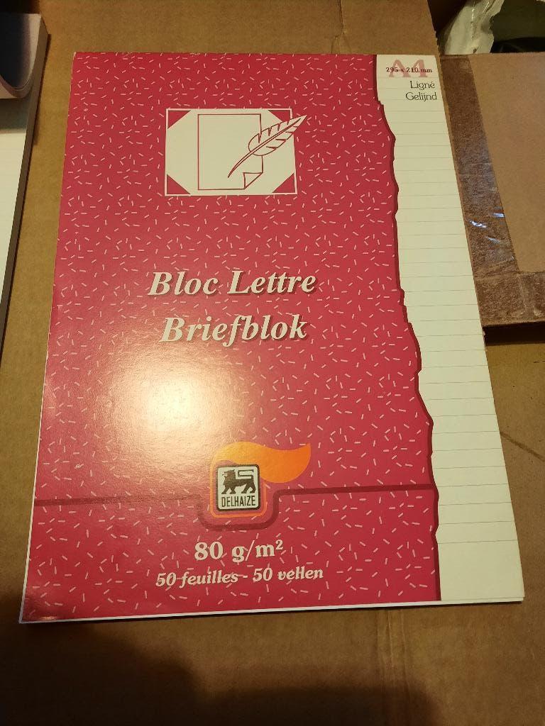 briefblok 50 vellen a4 splinternieuw, Divers, Accessoires de bureau, Enlèvement ou Envoi, Neuf