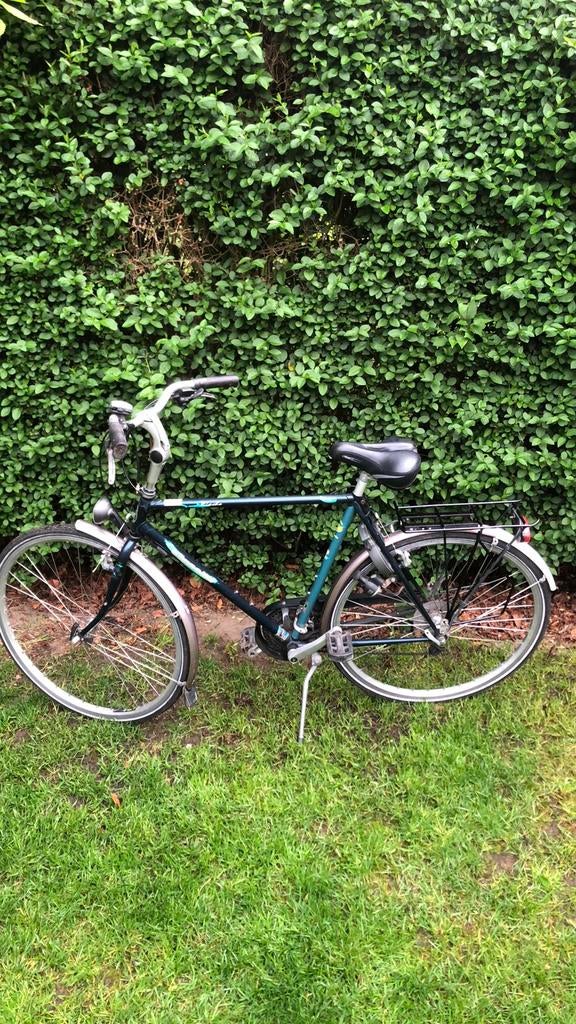 Gazelle , herenfiets, Fietsen en Brommers, Fietsen | Heren | Herenfietsen, Ophalen, Gebruikt, Velgrem, Versnellingen