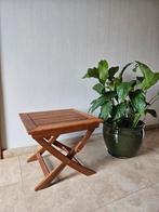 Teak tafeltje binnen of buiten, Ophalen