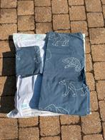 Vandyck Safari Kinderdekbedovertrek 120 x 150 Vintage Blue, Kinderen en Baby's, Kinderkamer | Beddengoed, Ophalen, Gebruikt