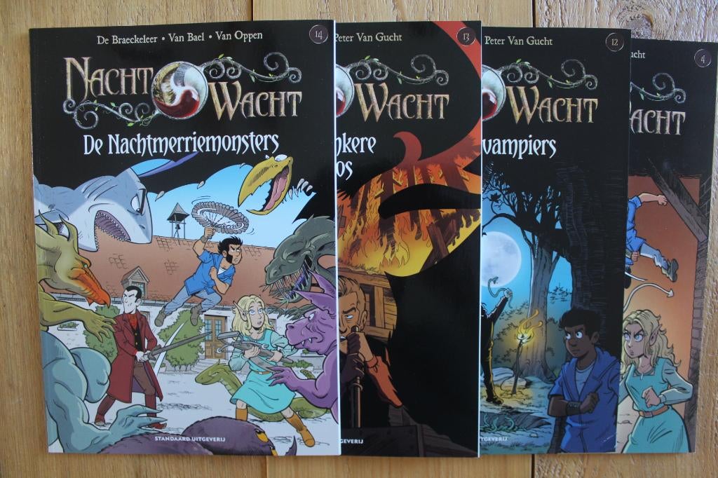 lot van 4x De Nachtwacht Van Bael Van Oppen Standaard, Boeken, Stripverhalen, Nieuw, Meerdere stripboeken, Ophalen of Verzenden