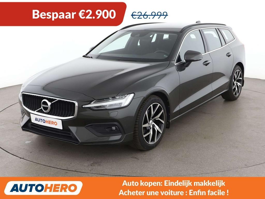 Volvo V60 2.0 B4 Mild-Hybrid Core (automatique), Autos, Volvo, Argent ou Gris, Euro 6, Noir, 5 portes