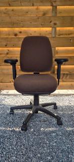 Burostoel, Ophalen, Gebruikt, Bruin, Bureaustoel