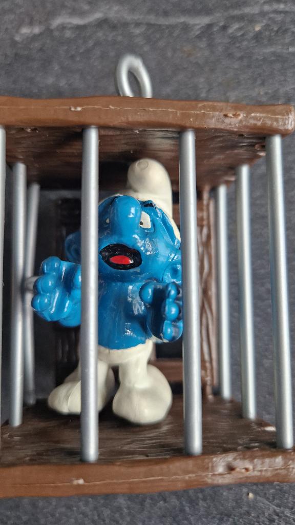 Smurf in gevangenis, Enlèvement ou Envoi, Neuf, Poupée, Figurine ou Peluche