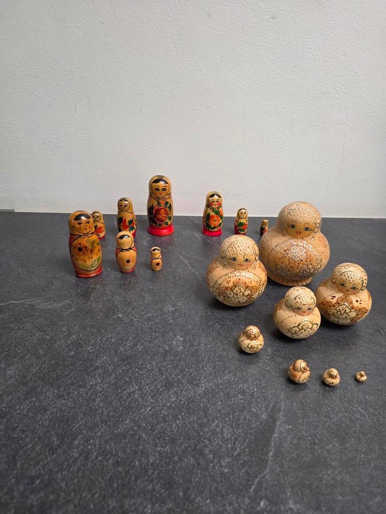 Assortiment Matroesjka popjes, Ophalen of Verzenden