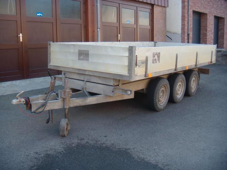 remorque 3 essieux Tiger, Autos : Divers, Remorques, Utilisé, Enlèvement