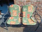 Tuinkussens voor zitstoel. 2 stuks., Tuin en Terras, Tuinmeubel-accessoires, Ophalen