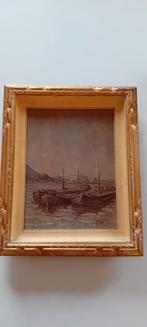 Peinture ancienne, la Meuse., Antiquités & Art, Enlèvement ou Envoi