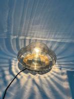 Vintage Mid-Century Modern plafondlamp starburst effect, Ophalen of Verzenden, Glas