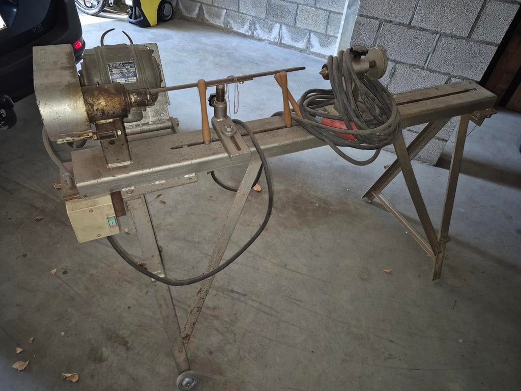 Draaibank hout, Ophalen, Gebruikt