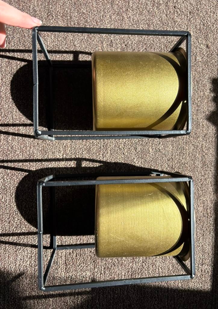 Bloempotjes in staander, Ophalen of Verzenden, Zo goed als nieuw