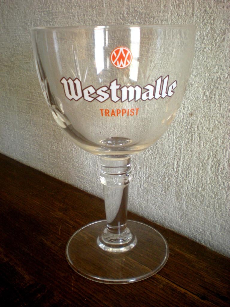 Westmalle Trappist (oranje tekst), Ophalen of Verzenden, Nieuw, Glas of Glazen