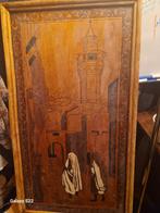 pirogravure exactement le même que celui à 85eur 70cm/40 cm, Antiquités & Art, Enlèvement ou Envoi