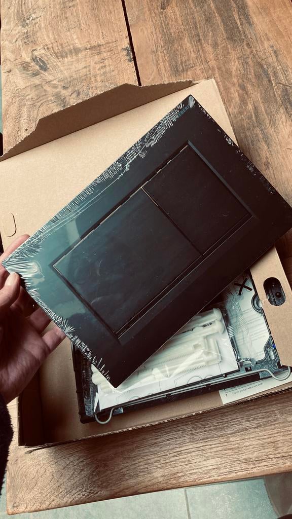 Geberit Sigma 30 (Sigma 20square) Bedieningsplaat - MatZwart, Bricolage & Construction, Sanitaire, Neuf, Enlèvement ou Envoi