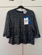 CKS * Blauw bloesje pailletjes. Maat XS. Nieuw, Ophalen of Verzenden, Nieuw, Maat 34 (XS) of kleiner, Blauw