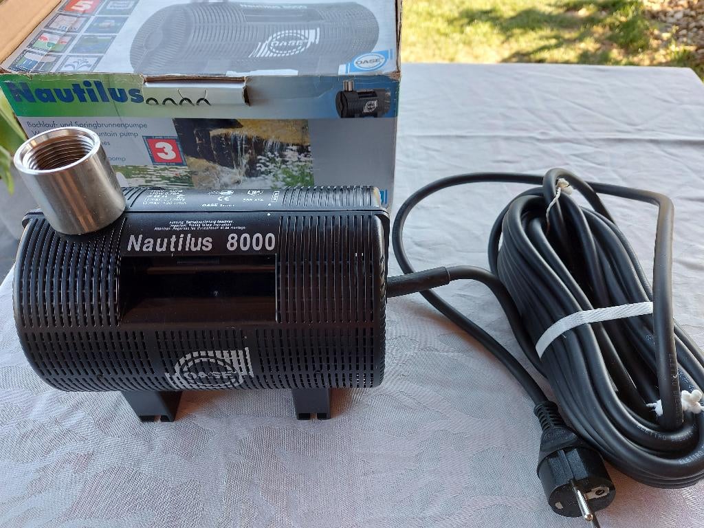 Nautilius 8000 beekloop- en fonteinpomp OASE, Ophalen of Verzenden, Nieuw, Vijverpomp
