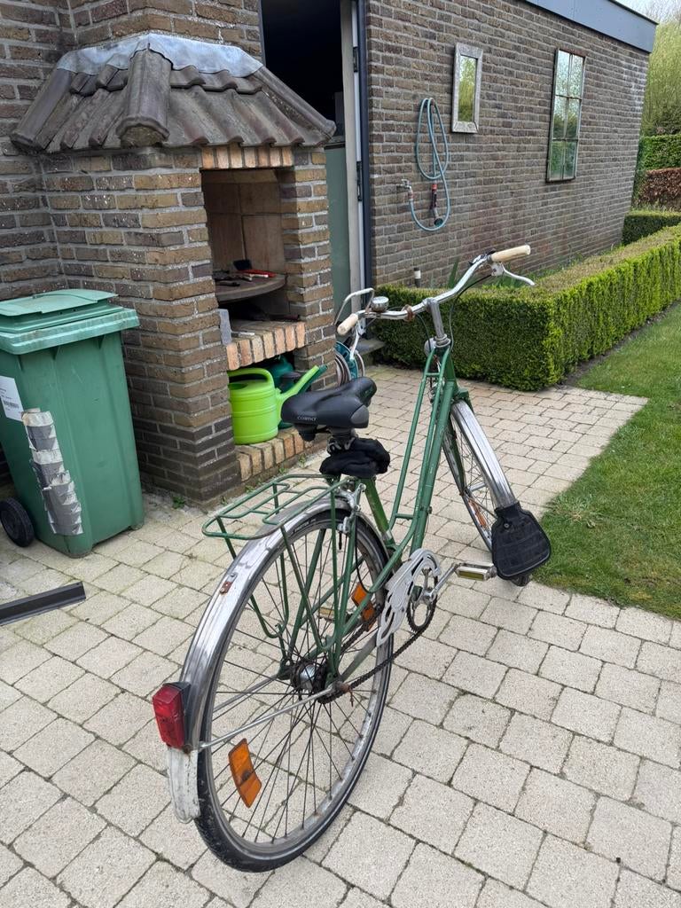 Vintage damesfiets, Fietsen en Brommers, 47 tot 50 cm, Ophalen, Gebruikt, Handrem