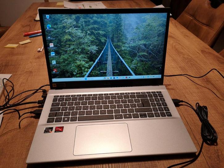 Gloednieuwe laptop Acer Aspire GO 15 R5 32 512 met office, Informatique & Logiciels, Ordinateurs portables Windows, Enlèvement