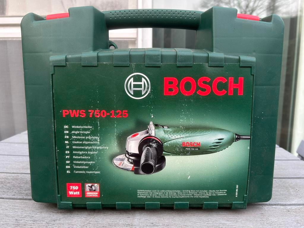 Bosch slijptol, Enlèvement, Utilisé