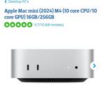 Mac mini M4 + Samsung monitor s3-32inch, Ophalen, Mac Mini