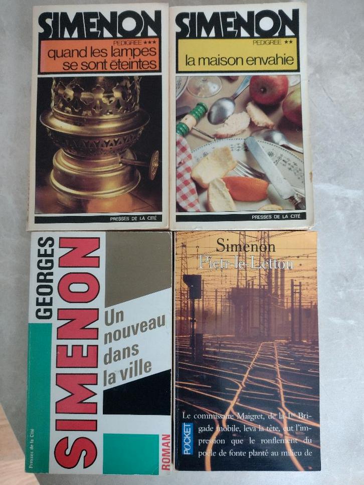 Livres de Georges Simenon, Boeken, Literatuur, Gelezen, België, Ophalen of Verzenden